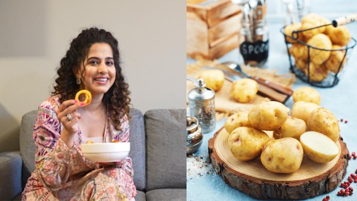 Kamiya Jani Makes The Perfect American Breakfast With Potatoes USA, The Curly Tales Way!