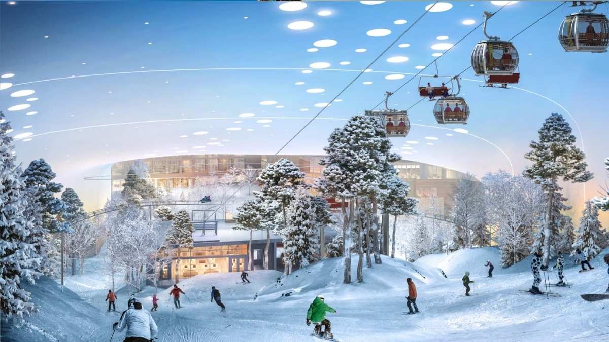 Soon You Can Ski Or Play In The Snow In Riyadh At The Upcoming Mall Of Saudi