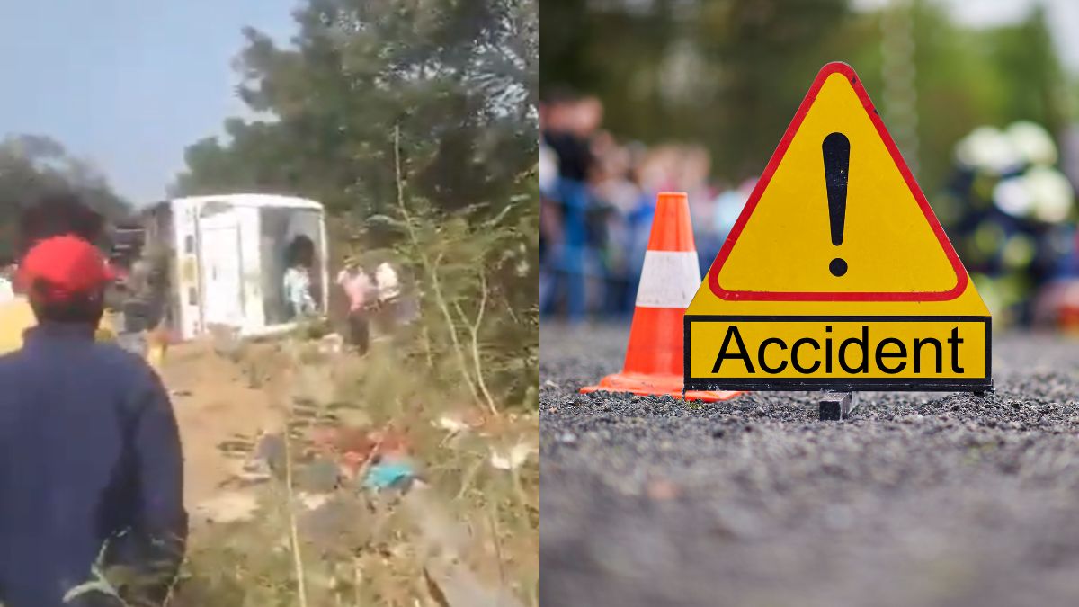 Bus Overturns In Maharashtra’s Gondia, Killing At Least 10 & Injuring 30 People; Ambulance & Police Rush For Aid