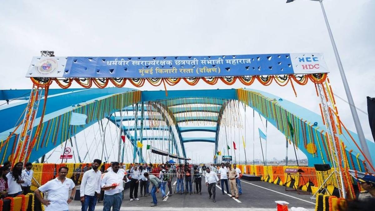 Mumbai: Final Girder Of Bow-String Bridge Put In Place, Coastal Road Finally Completely Connected To BWSL