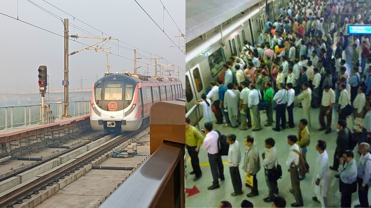 Amid Rise In Air Pollution, Delhi Metro Records Highest-Ever Daily Footfall Of 78.67 Lakh Passengers