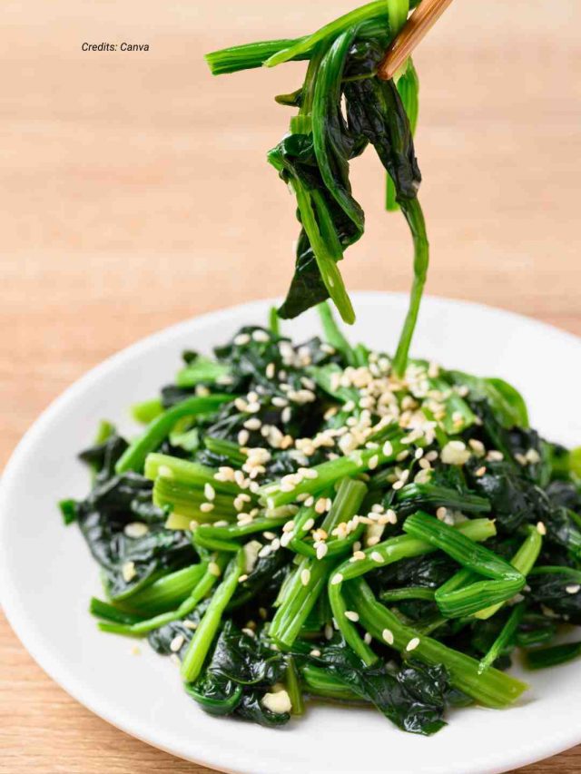 Korean-style spinach