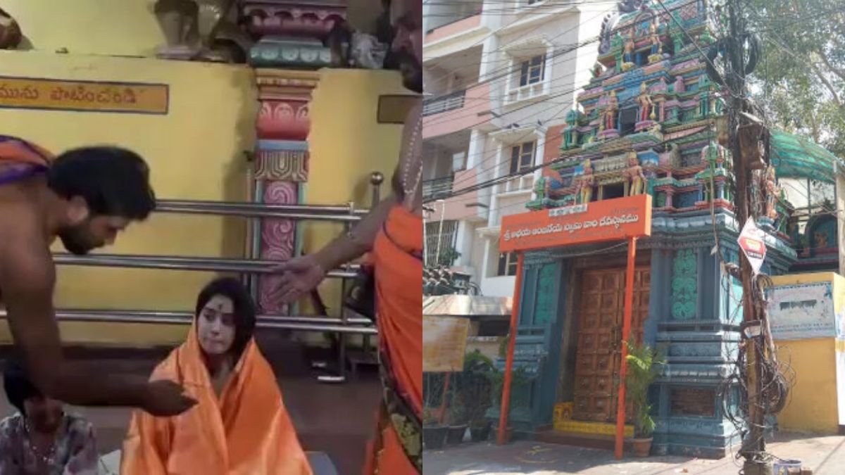 Jahnvi Kapoor Visits This Hanuman Temple In Hyderabad At RC16 Director Buchi Babu Sana’s Behest