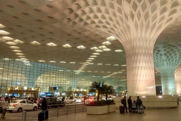 mumbai airport walkway