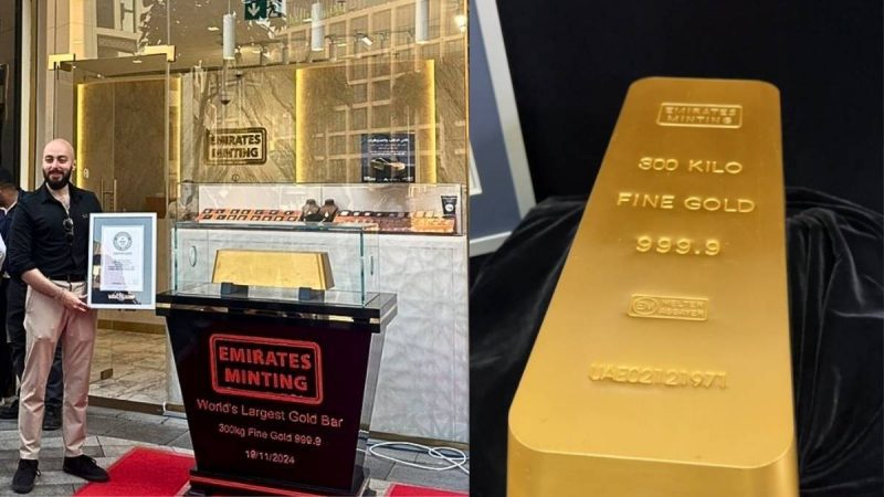 300. 12Kg Gold Bar Dubai