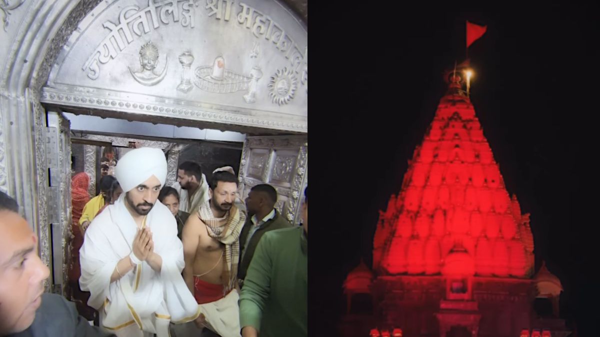 After Indore Concert, Diljit Dosanjh Visits Ujjain’s Mahakaleshwar Temple & Seeks Blessings