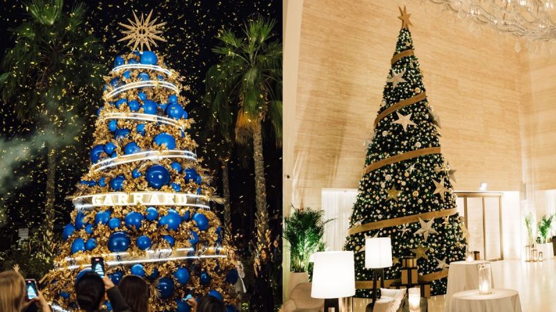 Dubai Hotel Christmas Tree Displays