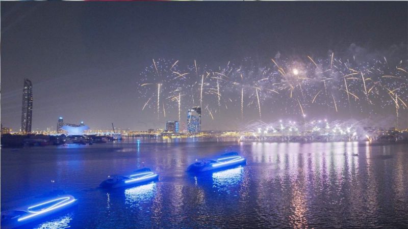 Dubai RTA fireworks NYE