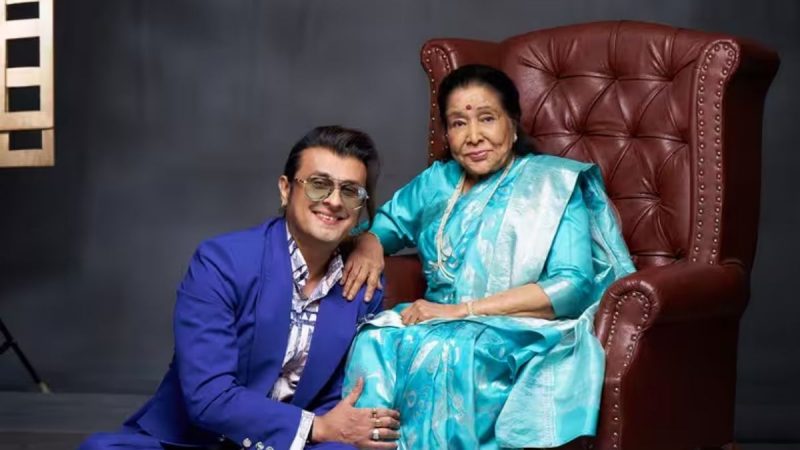 Asha Bhosle and Sonu Nigam