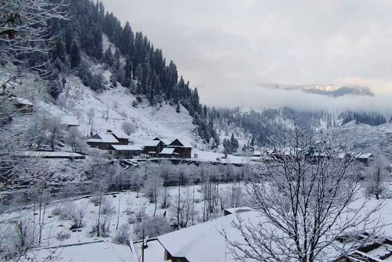 Jammu Kashmir snowfall