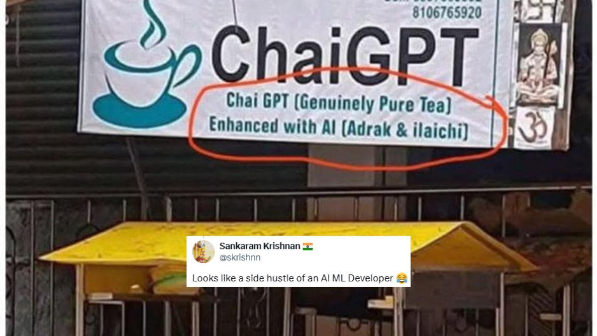 Netizens Find A Tea Stall Named “ChaiGPT” Hysterical; Go ROFL In The X Post’s Comment Section