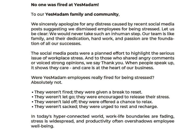 YesMadam Layoffs