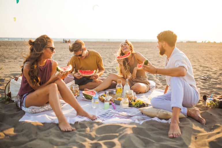 Picnic On The Beach