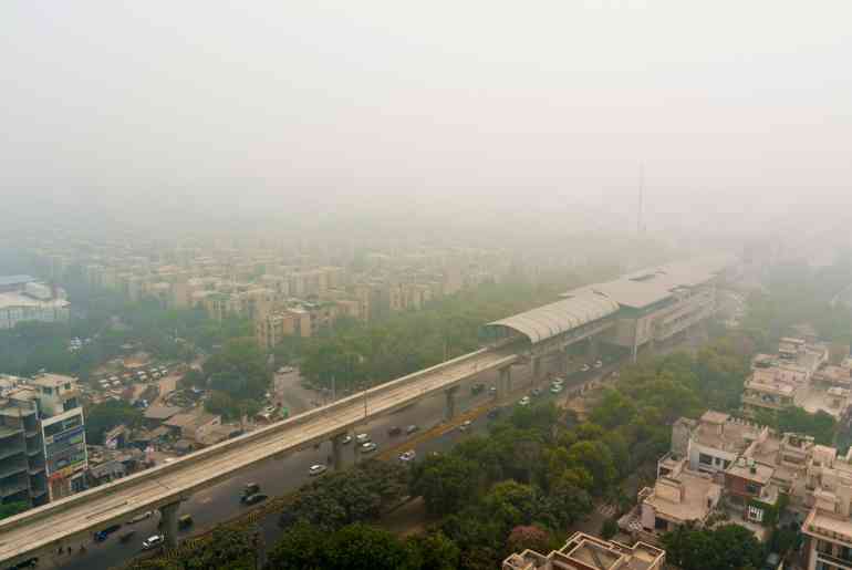 Delhi fog