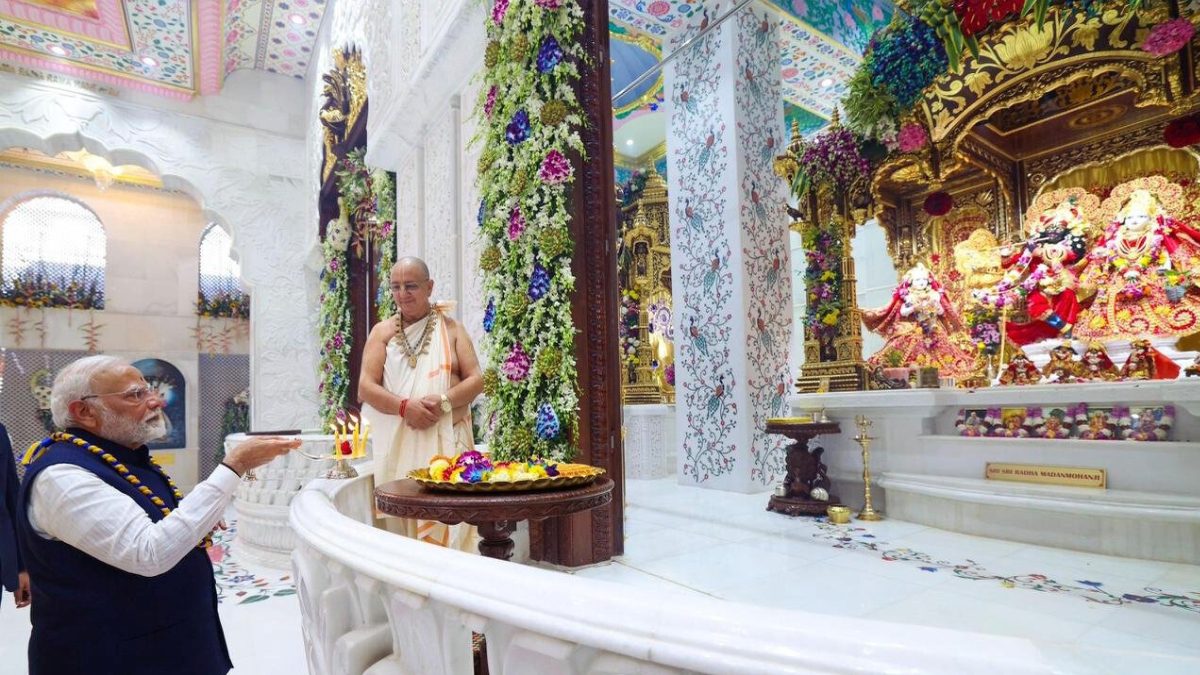 PM Modi Inaugurates Asia’s 2nd Largest ISKCON Temple In Kharghar, Mumbai; All You Need To Know About This Spiritual Abode