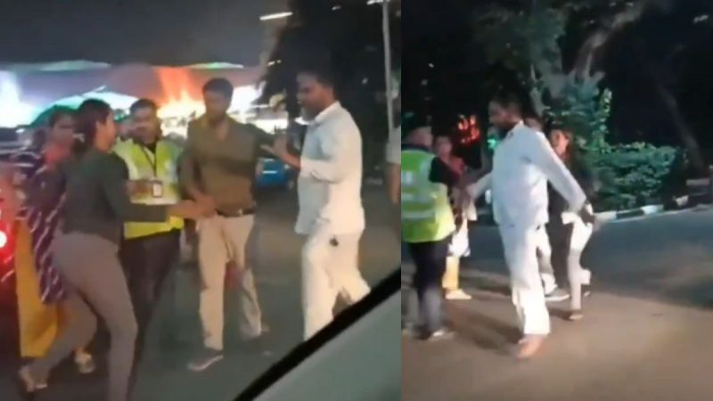 Woman Assaulting OLA Driver