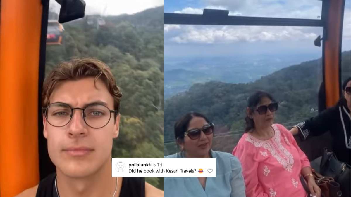 Solo Traveller Gets Stuck With Singing Desi Aunties In A Cable Car In Vietnam; Netizens Ask, “Did He Book Kesari Tours?”