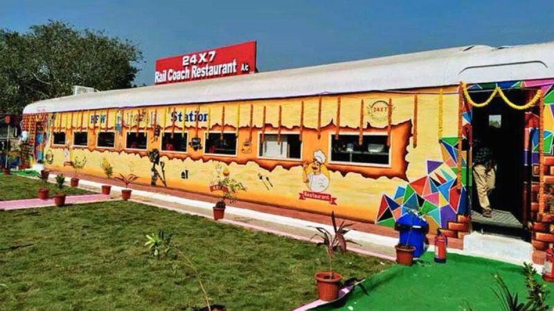 rail coach restaurant Gujarat