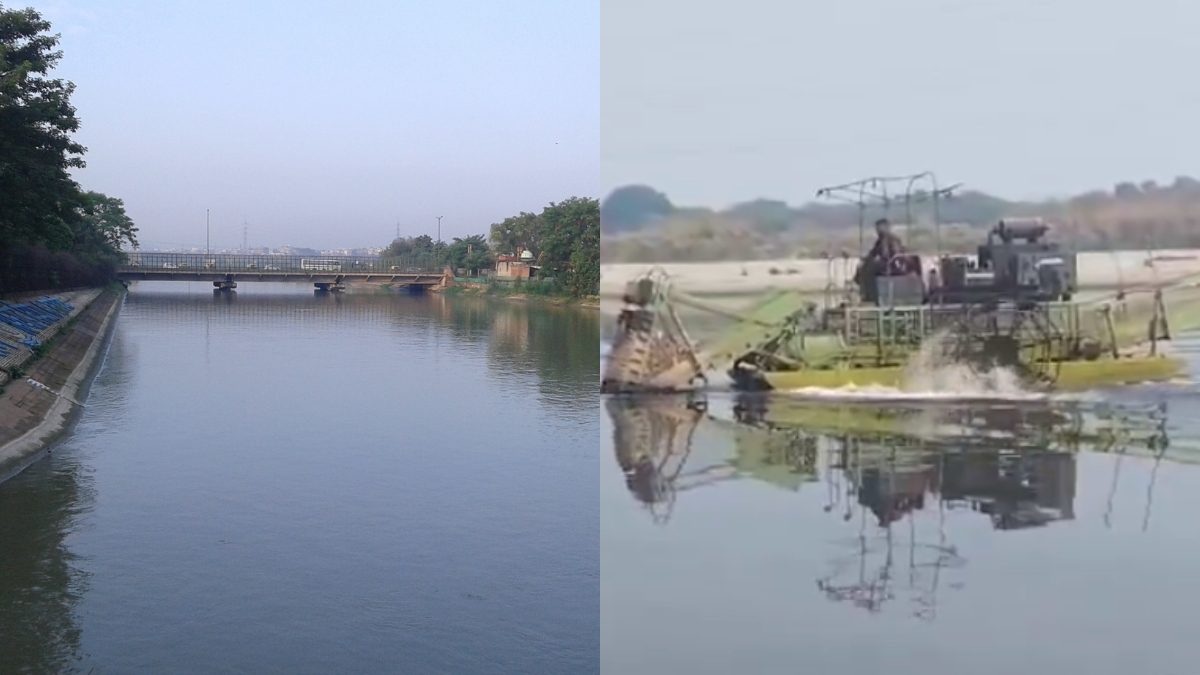 Delhi L-G Kicks Off 3-Year Yamuna Cleanup Campaign; Trash Skimmers And Weed Harvesters Deployed To Start The Effort