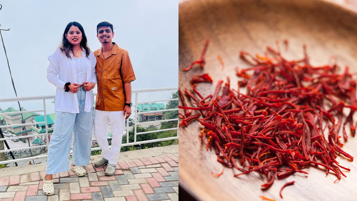 This Couple Replicated Kashmir Saffron In Nagpur’s Weather & Built An Empire Worth ₹50 Lakh; Here’s All About It