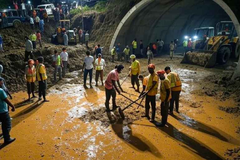 Telangana tunnel collapse