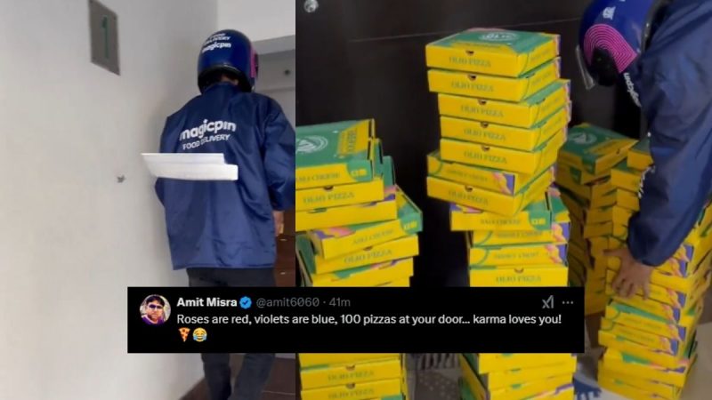 100 pizzas