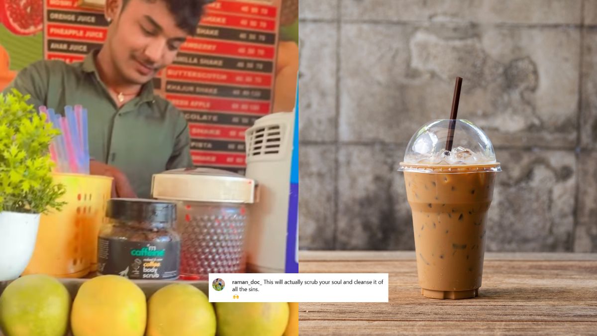 Video: Gurugram Vendor Uses Coffee Body Scrub For Cold Coffee, Netizens Say “Most Frothy Cold Coffee Ever!”