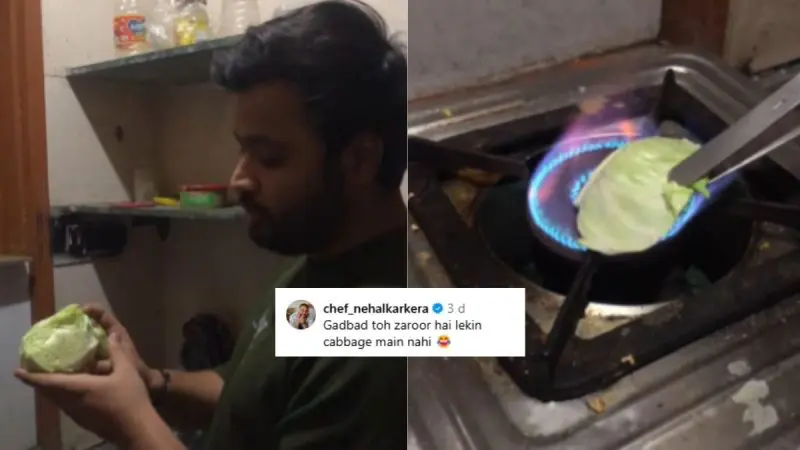 delhi man cabbage