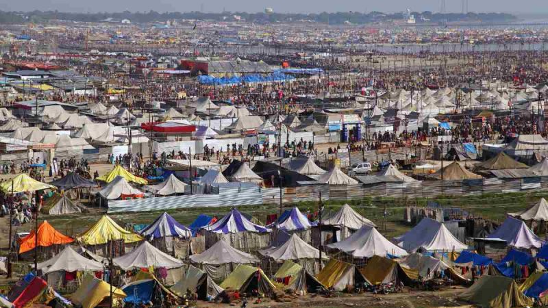 maha kumbh fire