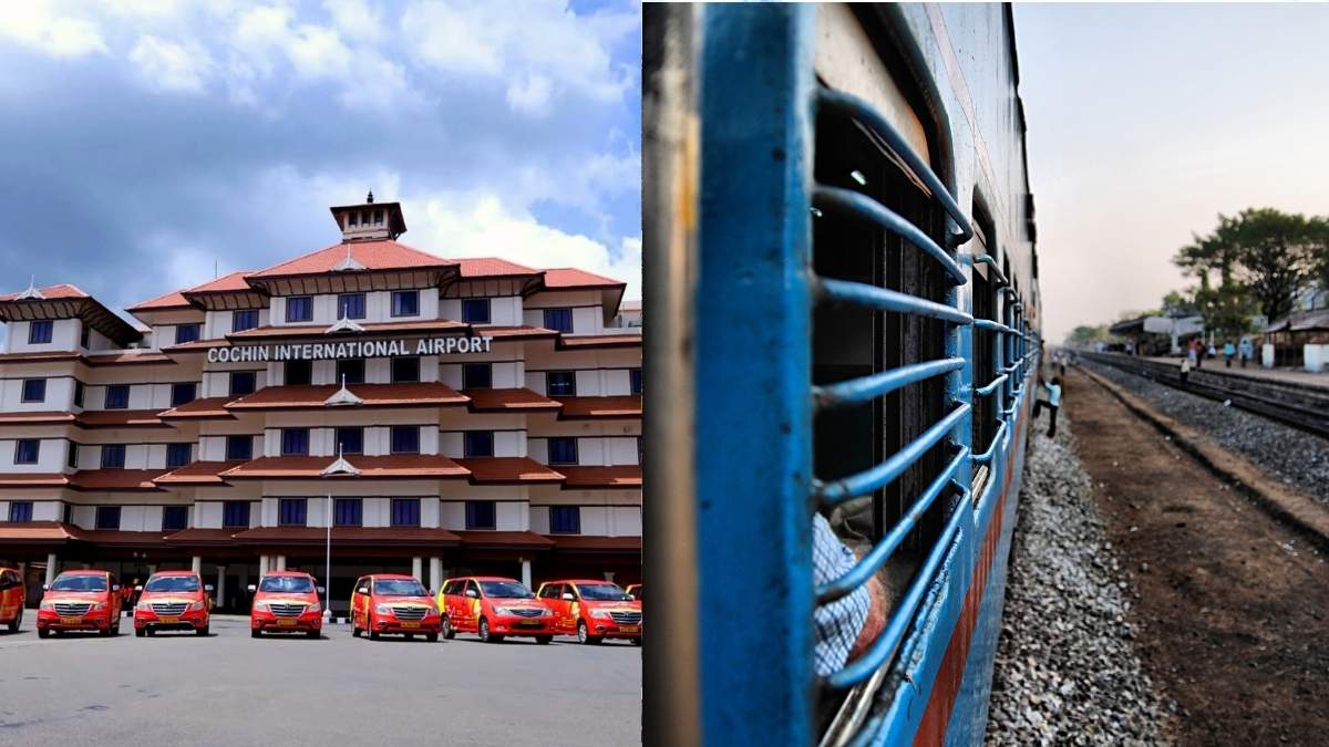 A New Railway Station With The Capacity For 20 Trains To Come Up 1.5 Km From The Cochin International Airport