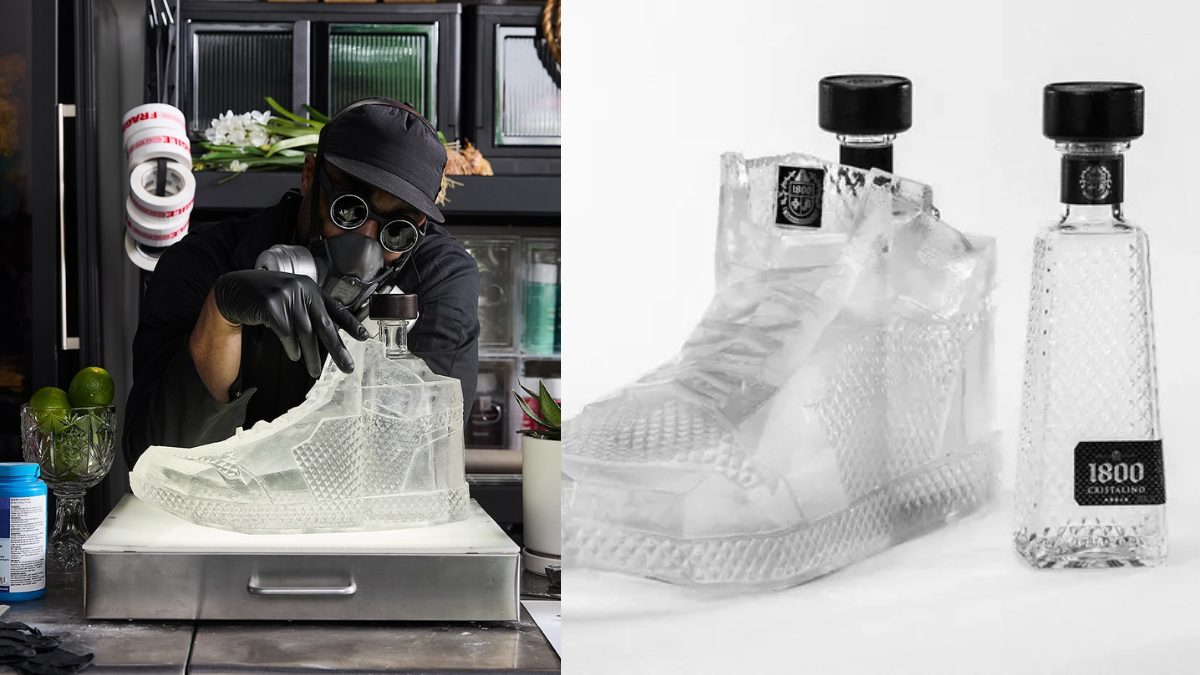 The Hottest Sneaker Drop Isn’t For Your Feet, It’s For Your Tequila; Get The 1800 Tequila Sneaker Decanter For $225!