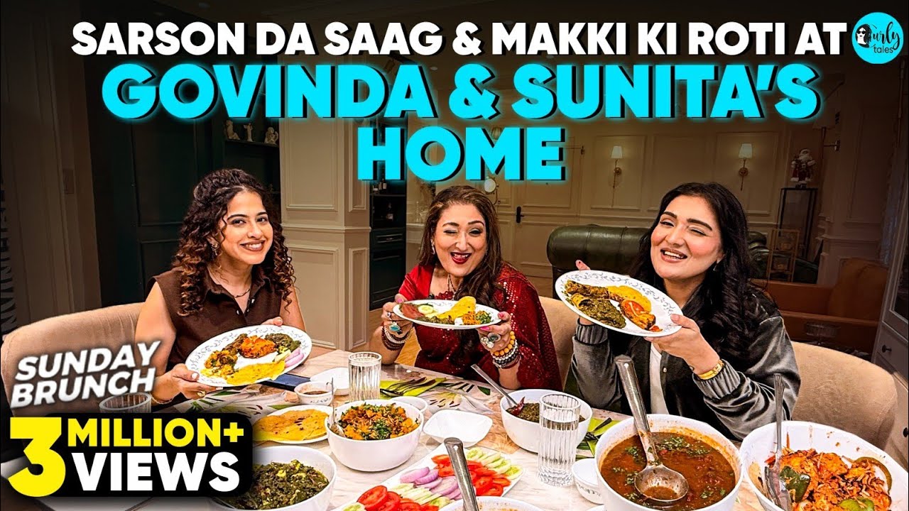 Punjabi Sunday Brunch At Govinda’s Juhu Home Ft. Sunita & Tina Ahuja