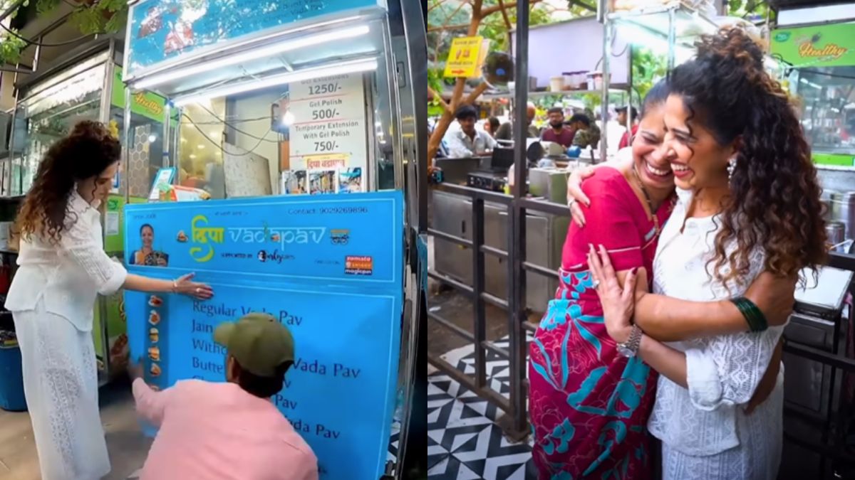 Women’s Day: Curly Tales Revamped Deepa Aunty’s Vada Pav Stall In Kandivali To Honour Her Hard Work