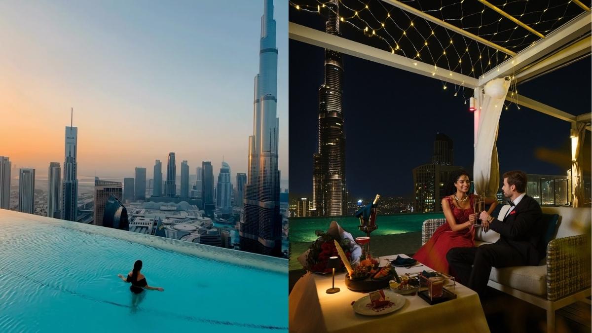 With Views Of Burj Khalifa, This New Rooftop Pool In Dubai Lets You Swim, Sip & Snack With A Redeemable AED 600 Pass!