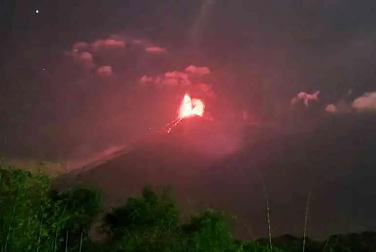 Fuego volcano 