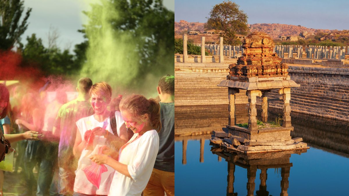 Set Against 16th-C Ruins & Temples, Hampi Is The Best Place To Celebrate Holi In South India