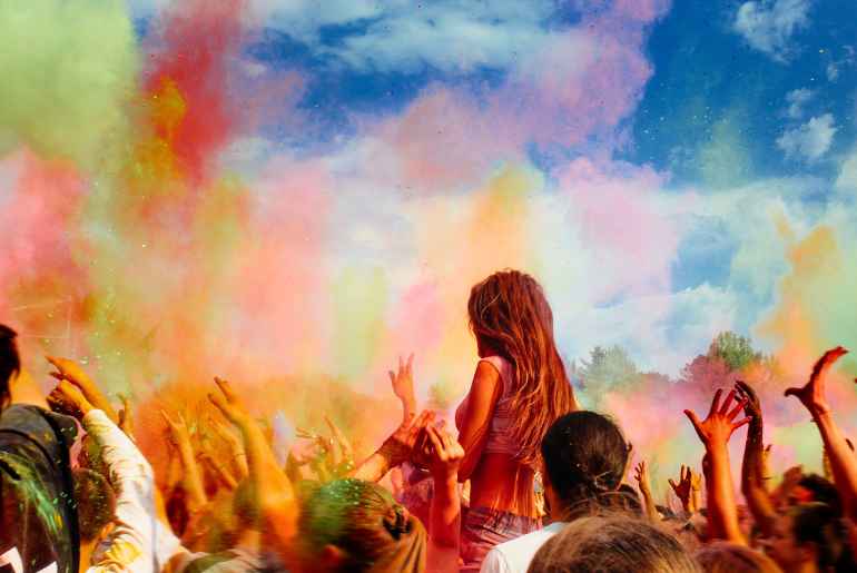 Holi party