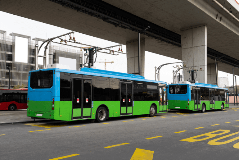 Electric bus for upcoming Noida airport