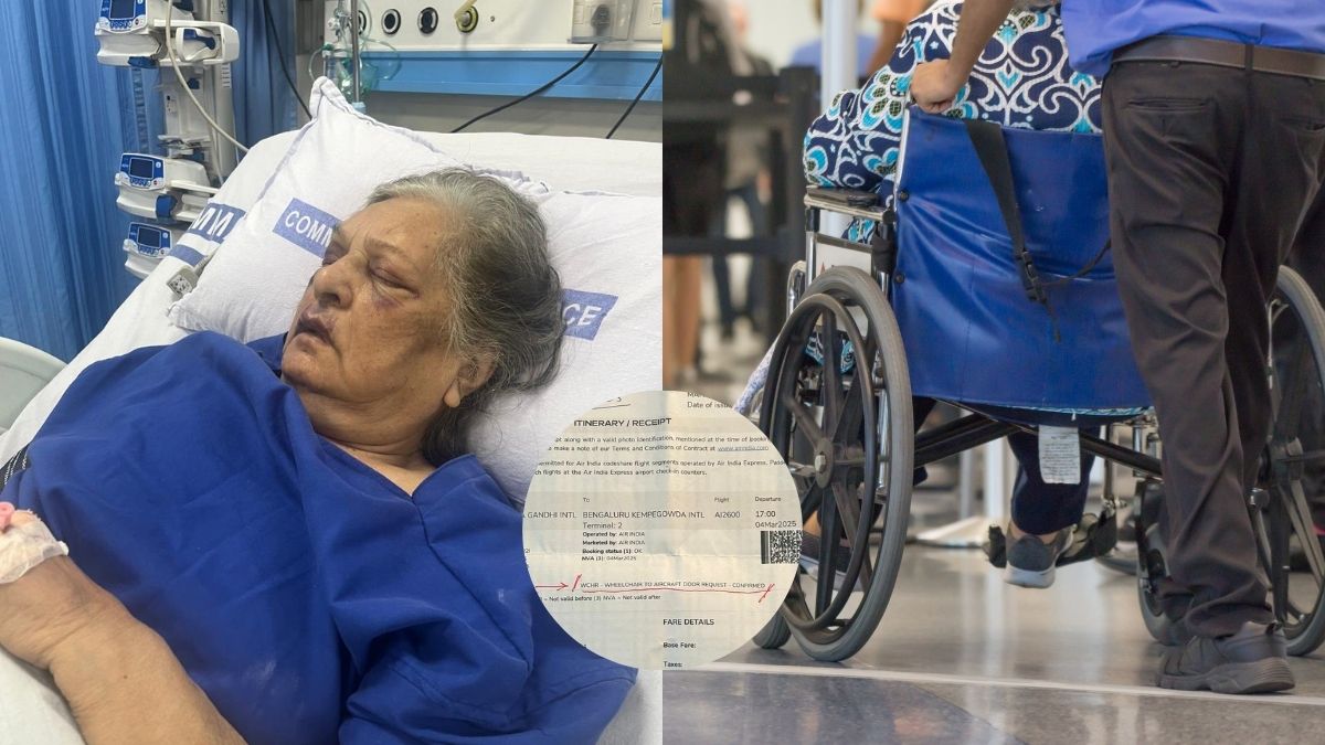 82-Year-Old Falls At Delhi Airport After Air India Failed To Provide Wheelchair; Airline Responds