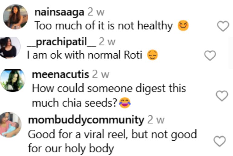 Chia Seeds Roti