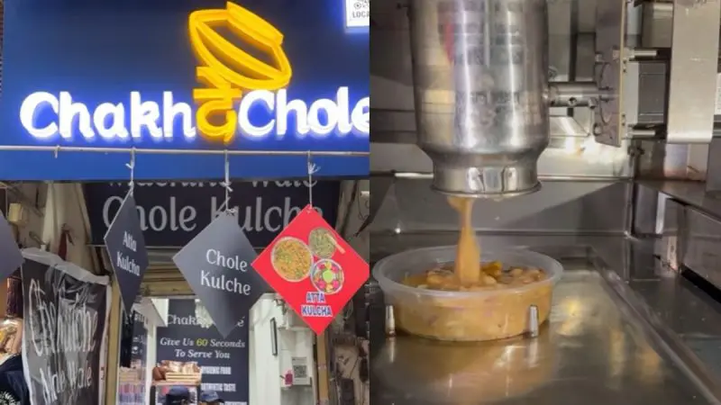 Chole Kulche Vending Machine