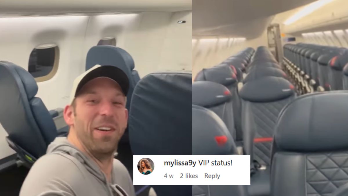 ‘This Feels Like A Private Jet,’ Netizens React As Passenger Ends Up On A Solo Flight