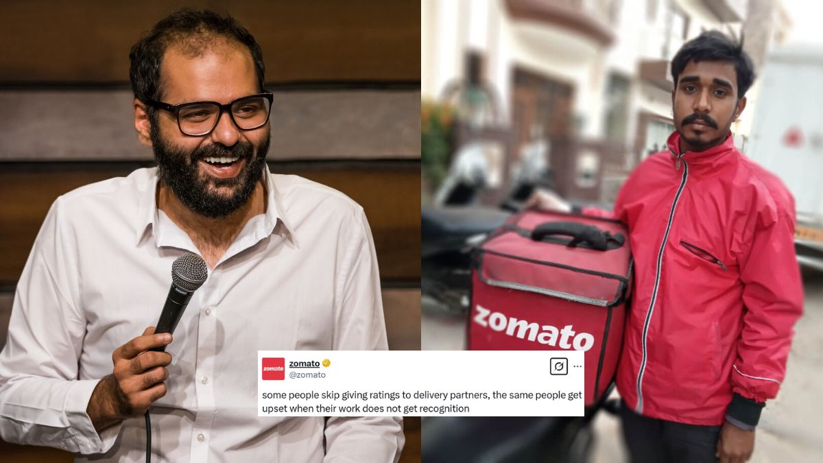 “Same People Get Upset When…” Kunal Kamra On Zomato’s ‘Delivery Partner Ratings’ Post