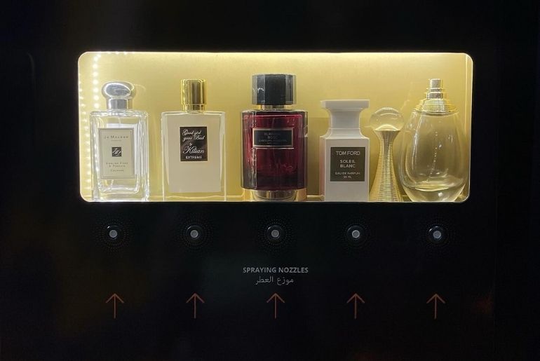 perfume vending machine