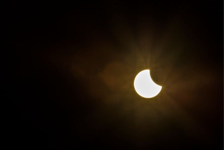 partial solar eclipse