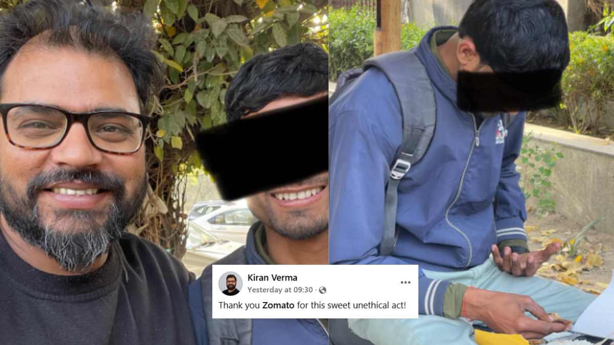 Noida Man Judges Zomato Delivery Partner For Eating Packed Food On Holi Only To Realise….