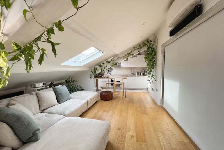 Bright Attic Penthouse