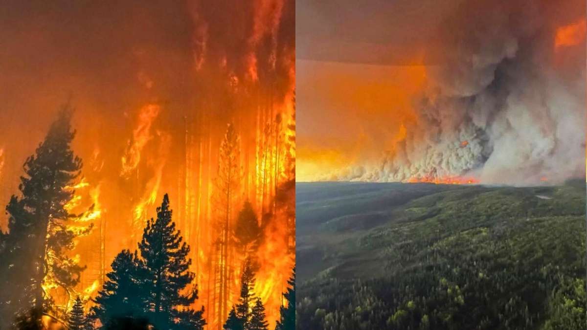 Canada Wildfires Force Evacuation Of 17,000 Residents From Manitoba; Smoke Reaches Parts Of USA