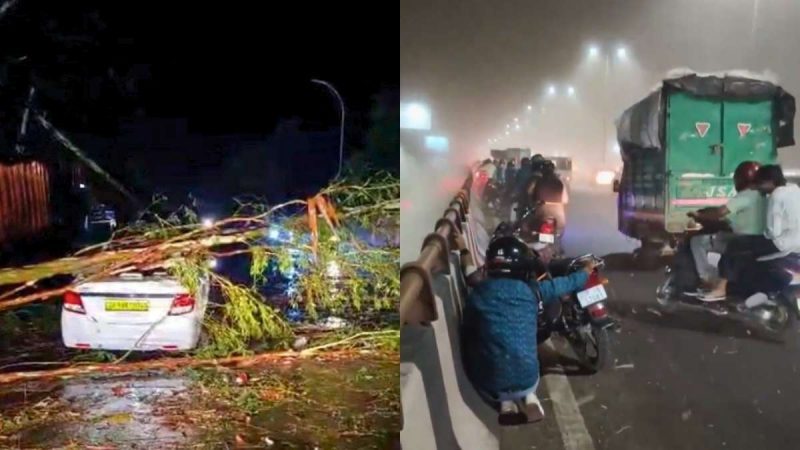 Delhi hailstorm