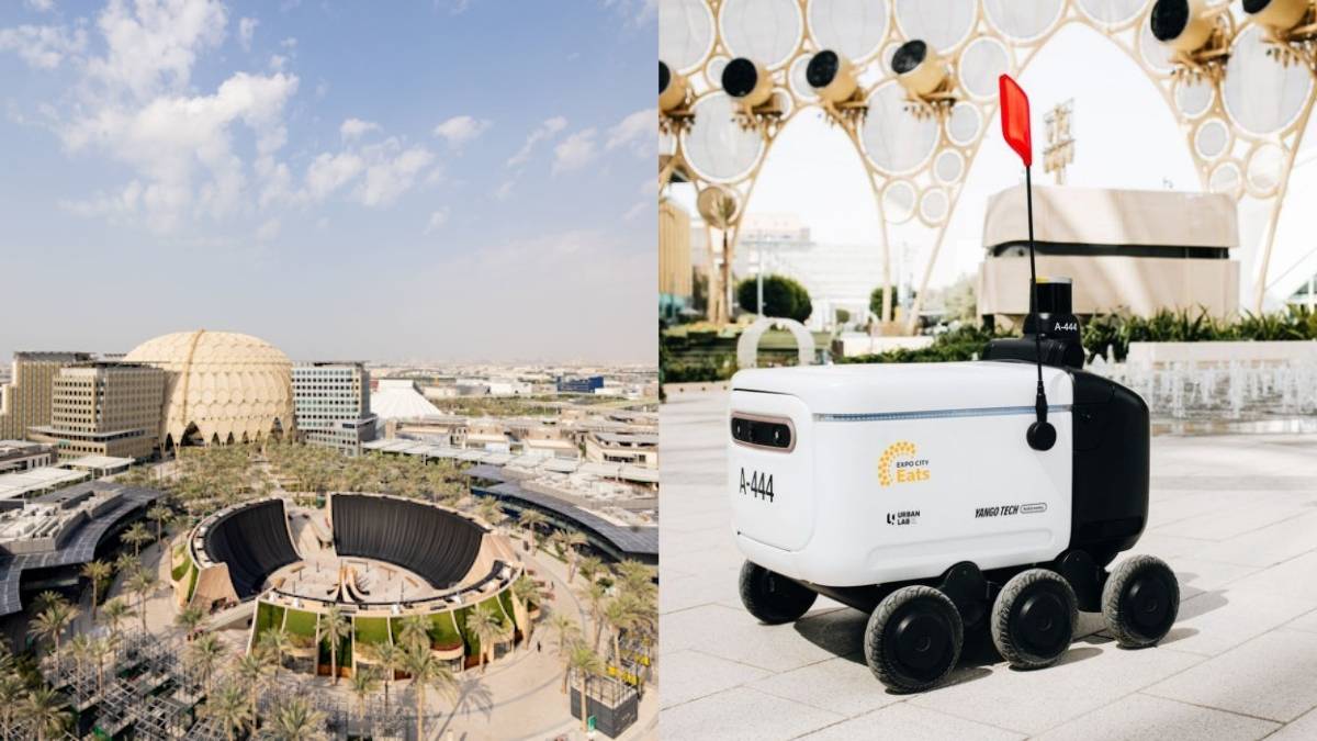 Robots Are Delivering Food! Dubai’s Expo City Gets AI-Powered Food Delivery Robots